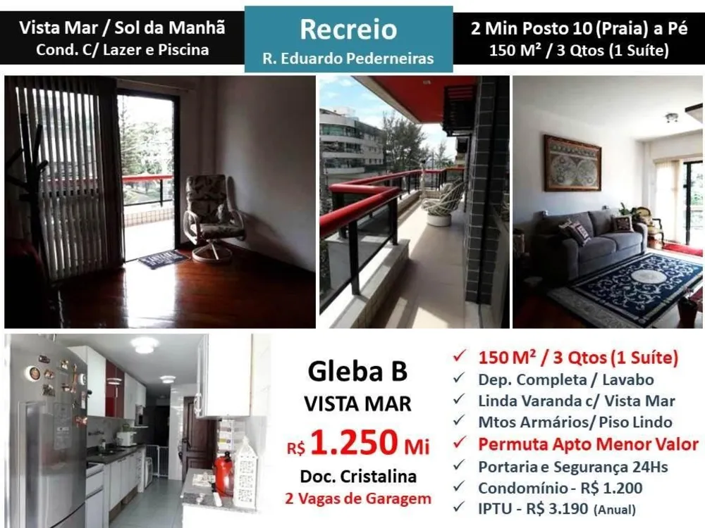 Apartamento, 3 quartos, 150 m² - Foto 3
