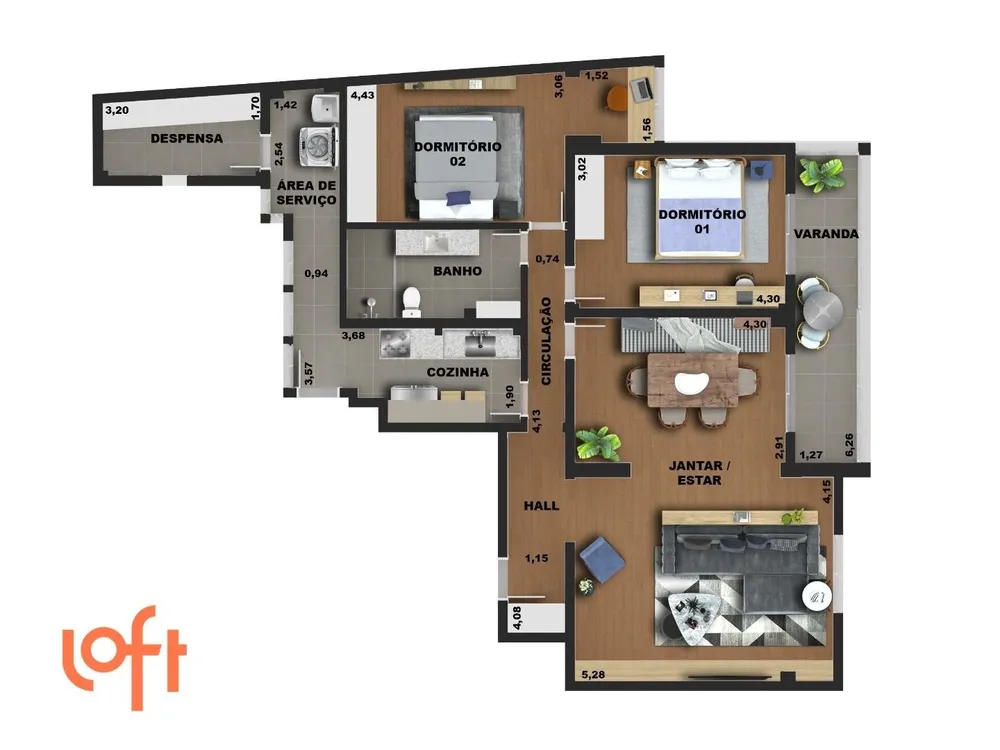 Apartamento, 2 quartos, 139 m² - Foto 24