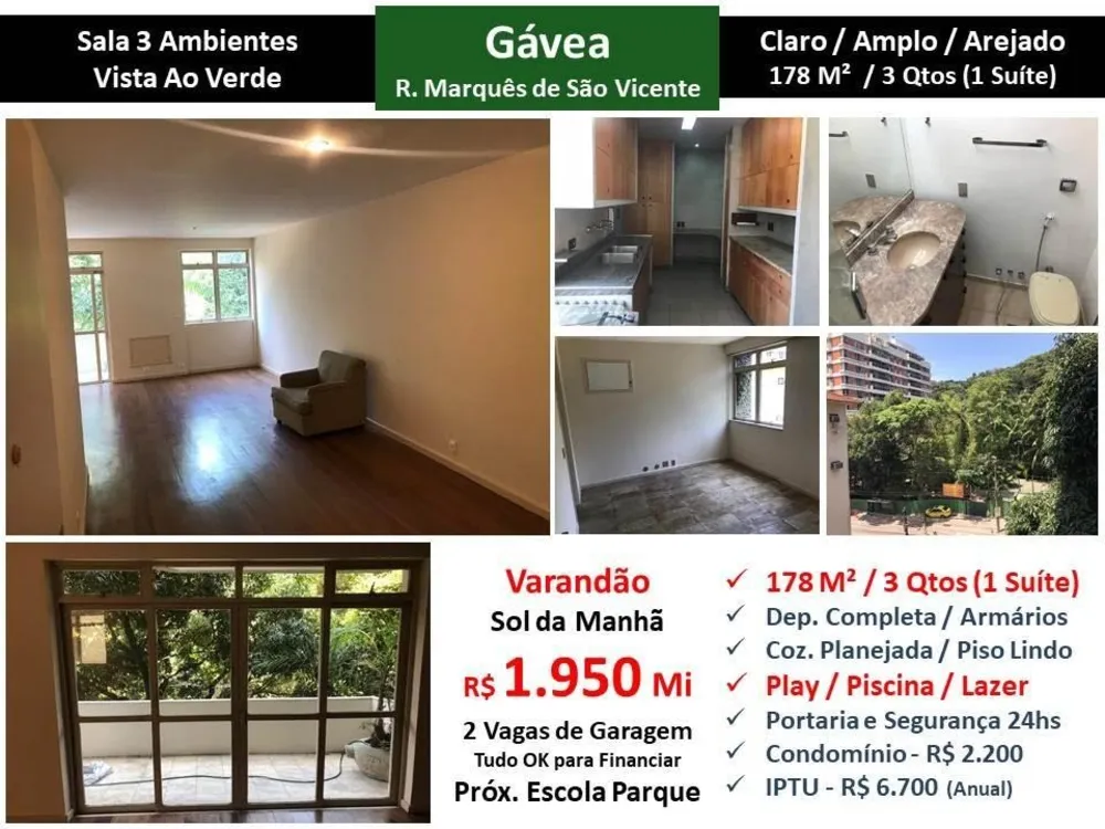 Apartamento, 3 quartos, 178 m² - Foto 1