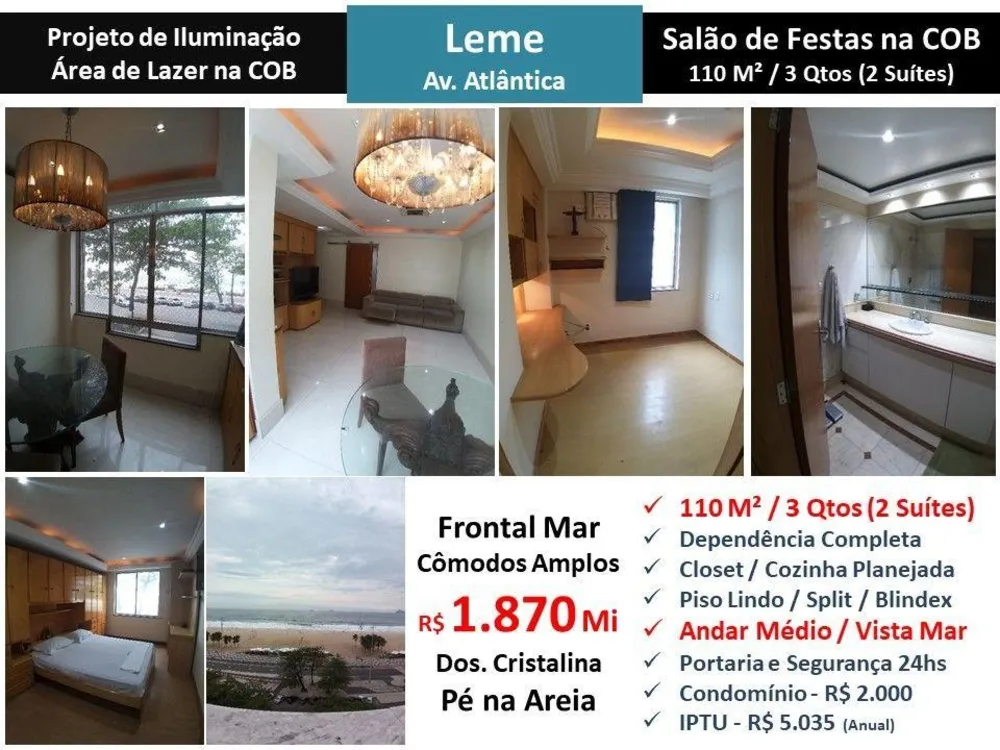 Apartamento, 3 quartos, 110 m² - Foto 1