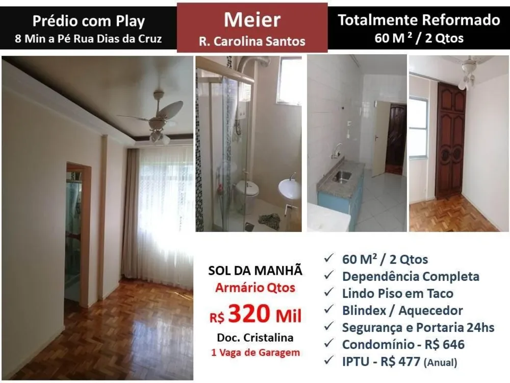 Apartamento, 2 quartos, 60 m² - Foto 1