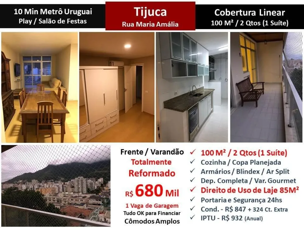 Cobertura, 2 quartos, 100 m² - Foto 1