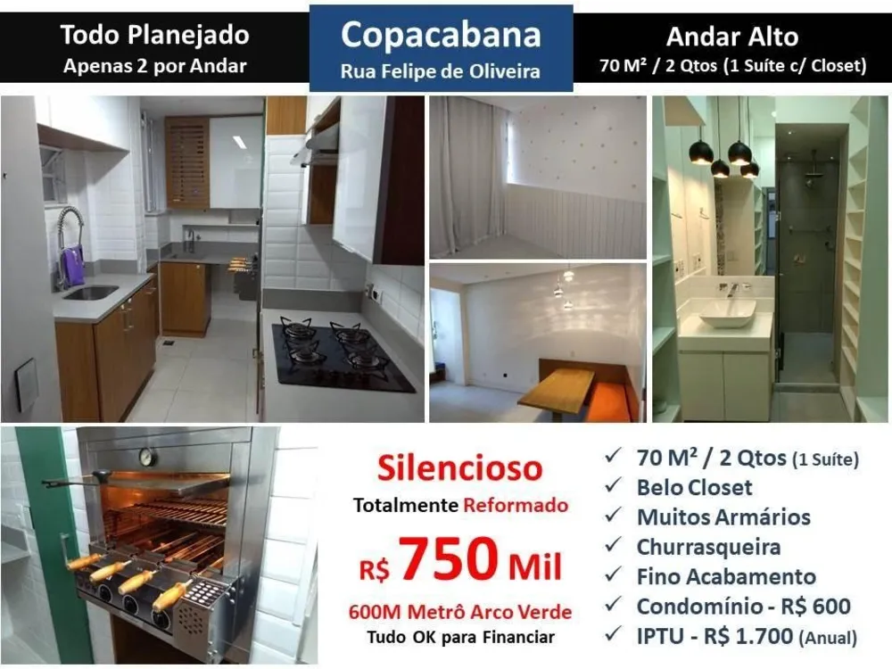 Apartamento, 2 quartos, 70 m² - Foto 1