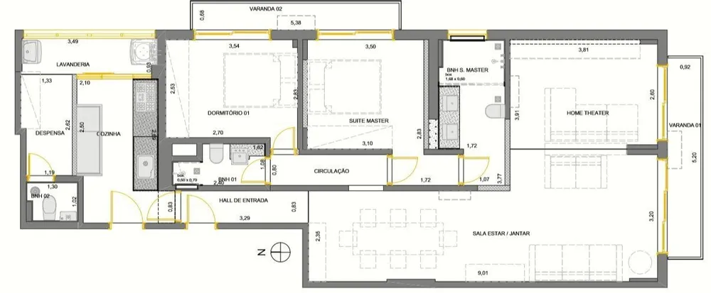 Apartamento, 2 quartos, 113 m² - Foto 5