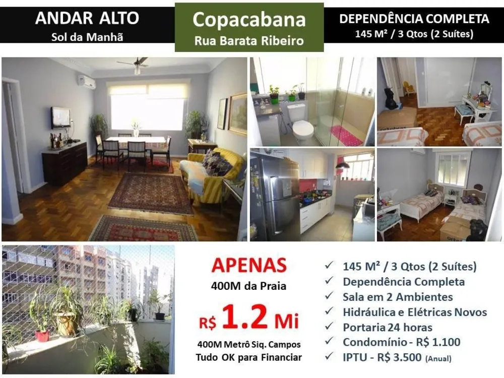 Apartamento, 3 quartos, 145 m² - Foto 1