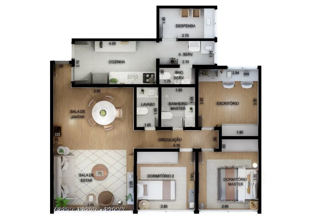 Apartamento, 3 quartos, 87 m² - Foto 10