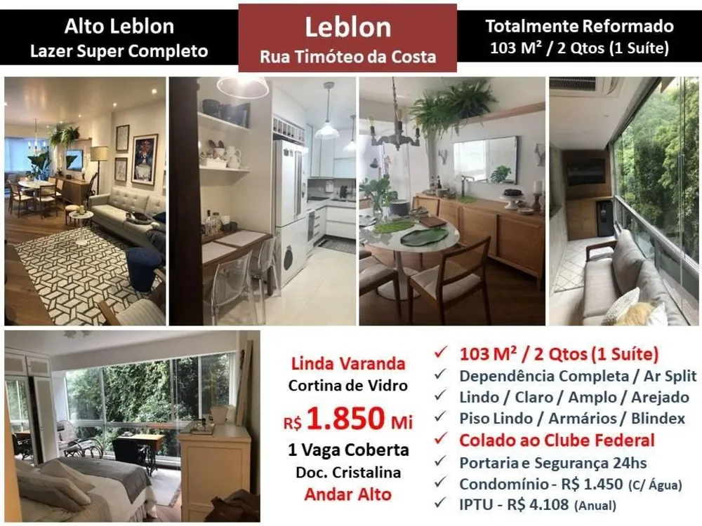 Apartamento, 2 quartos, 103 m² - Foto 1