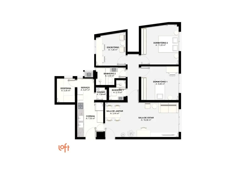 Apartamento, 3 quartos, 85 m² - Foto 27