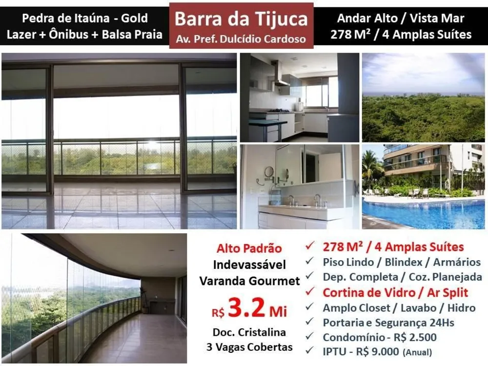 Apartamento, 4 quartos, 278 m² - Foto 1