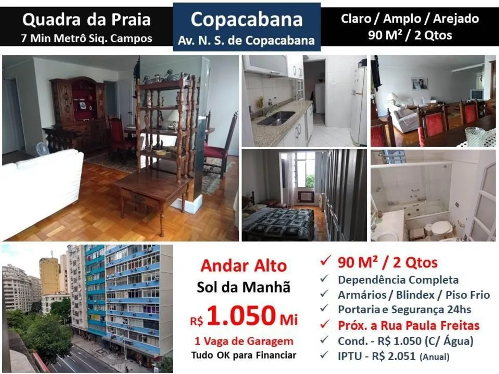 Apartamento, 2 quartos, 90 m² - Foto 1