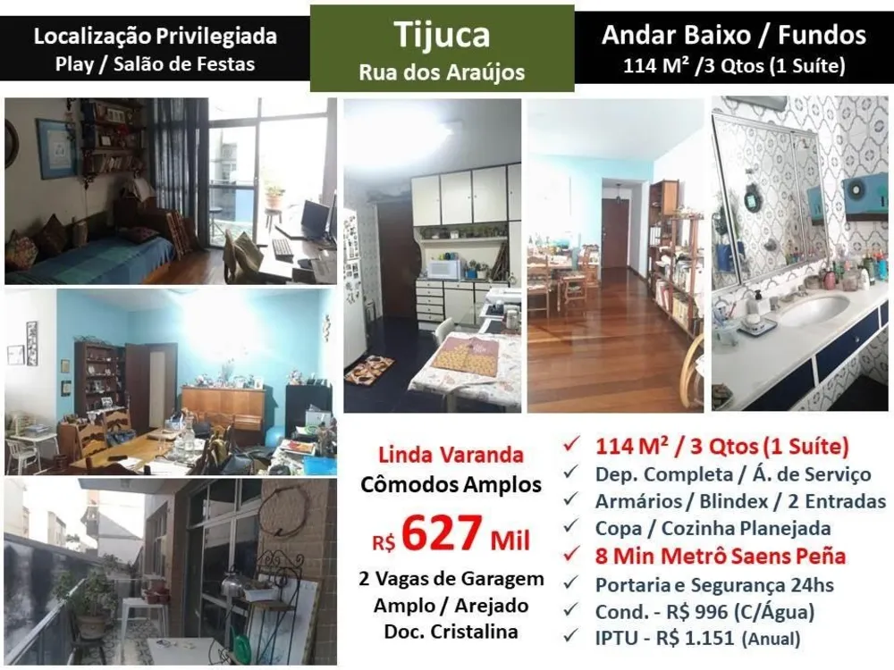 Apartamento, 3 quartos, 114 m² - Foto 1