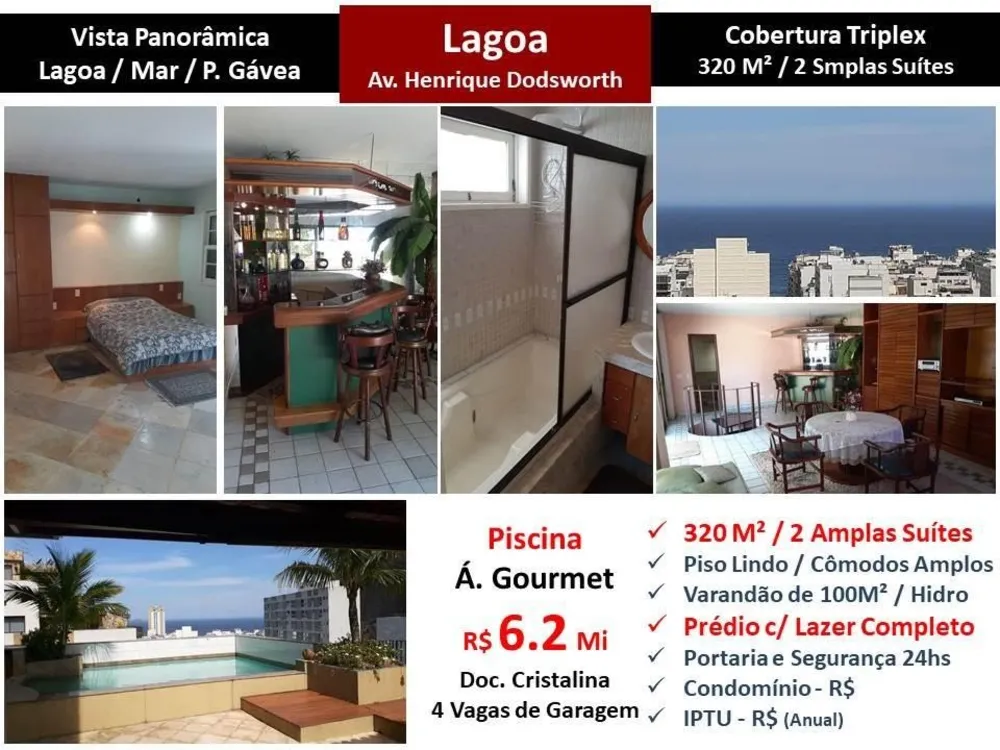 Cobertura, 2 quartos, 320 m² - Foto 1