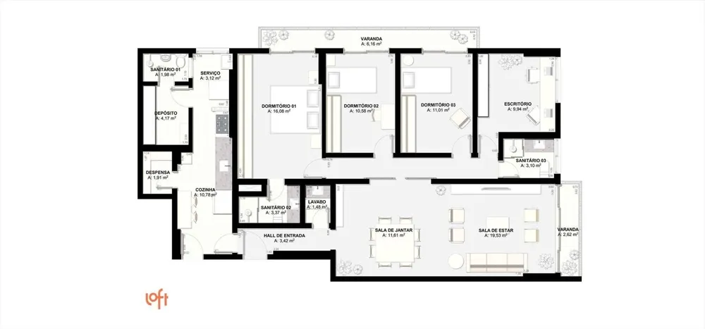 Apartamento, 4 quartos, 140 m² - Foto 24