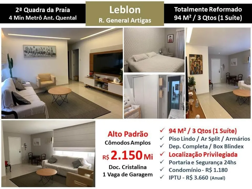 Apartamento, 3 quartos, 94 m² - Foto 1