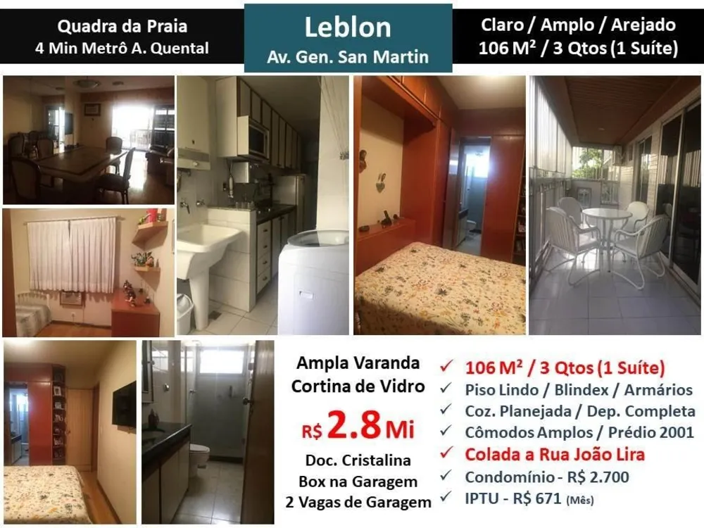 Apartamento, 3 quartos, 106 m² - Foto 1