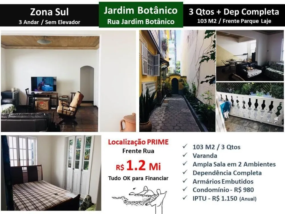 Apartamento, 3 quartos, 103 m² - Foto 1