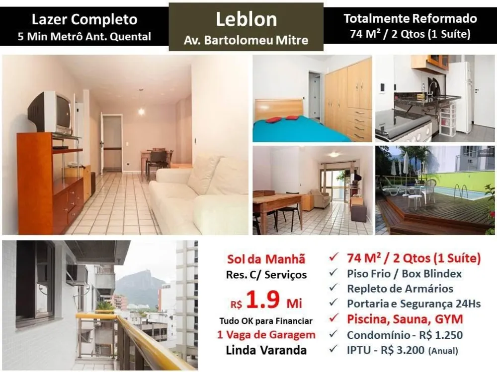 Apartamento, 2 quartos, 74 m² - Foto 1