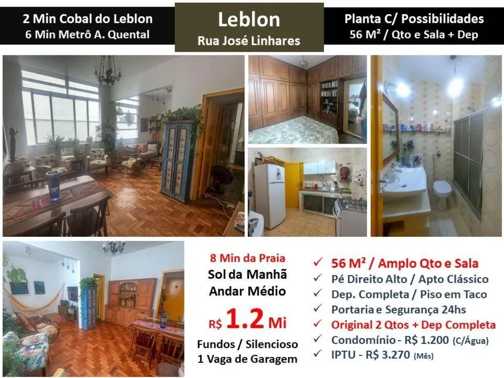 Apartamento, 1 quarto, 56 m² - Foto 1