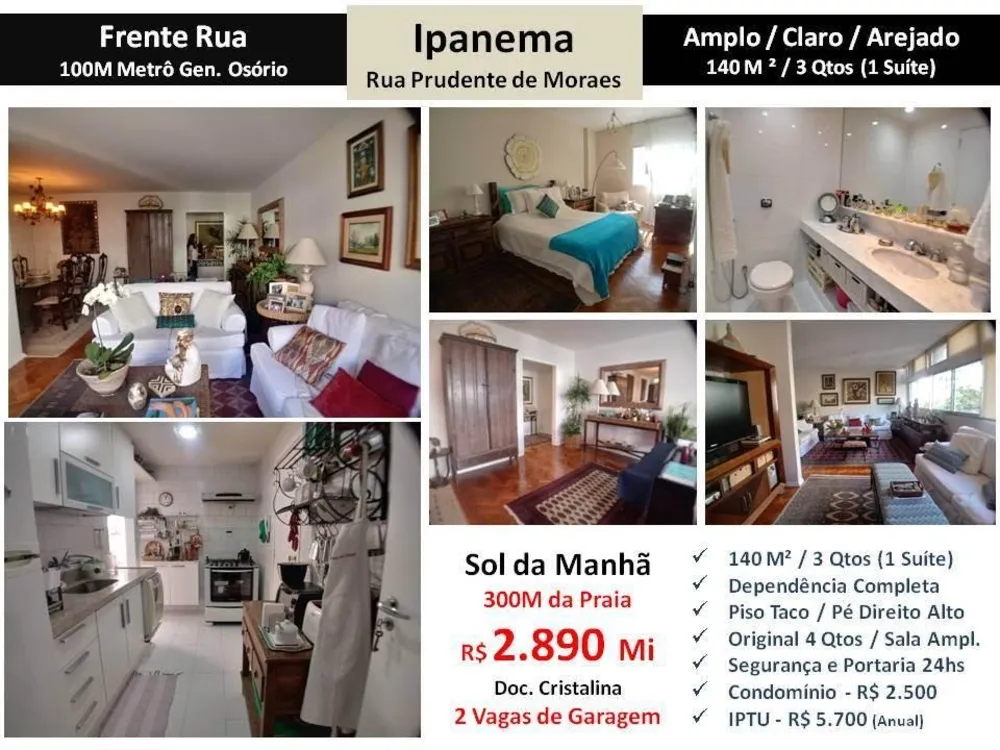 Apartamento, 3 quartos, 140 m² - Foto 1