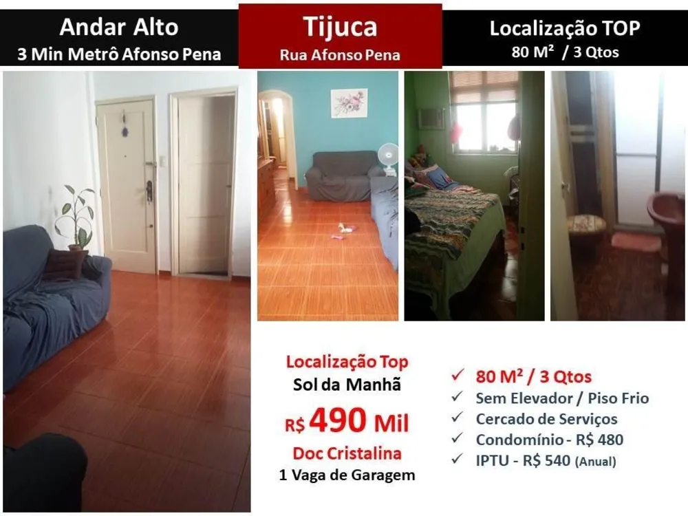 Apartamento, 3 quartos, 80 m² - Foto 1