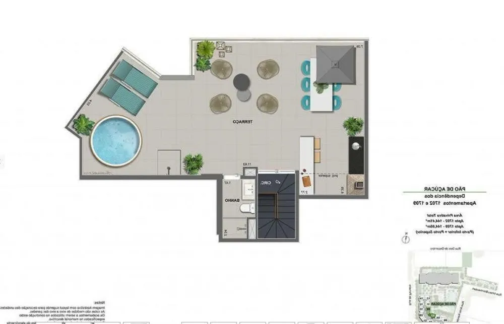 Cobertura, 2 quartos, 144 m² - Foto 14