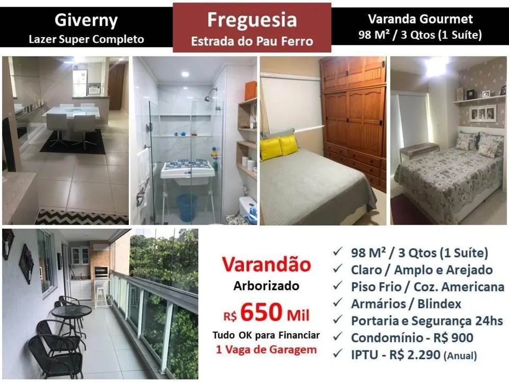 Apartamento, 3 quartos, 98 m² - Foto 1