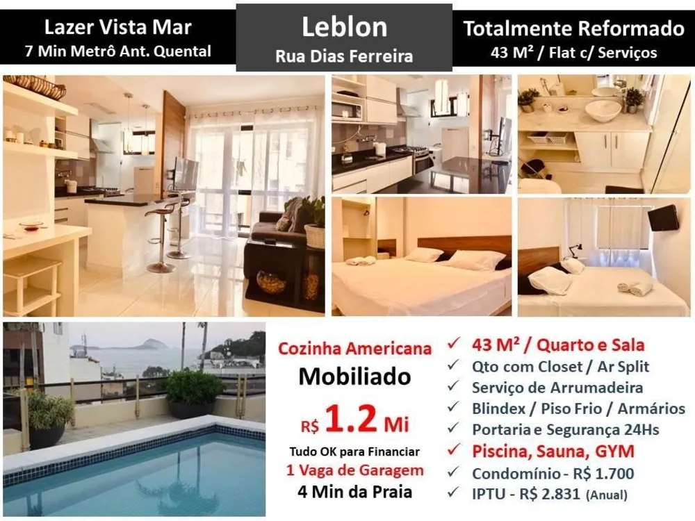 Apartamento, 1 quarto, 43 m² - Foto 1
