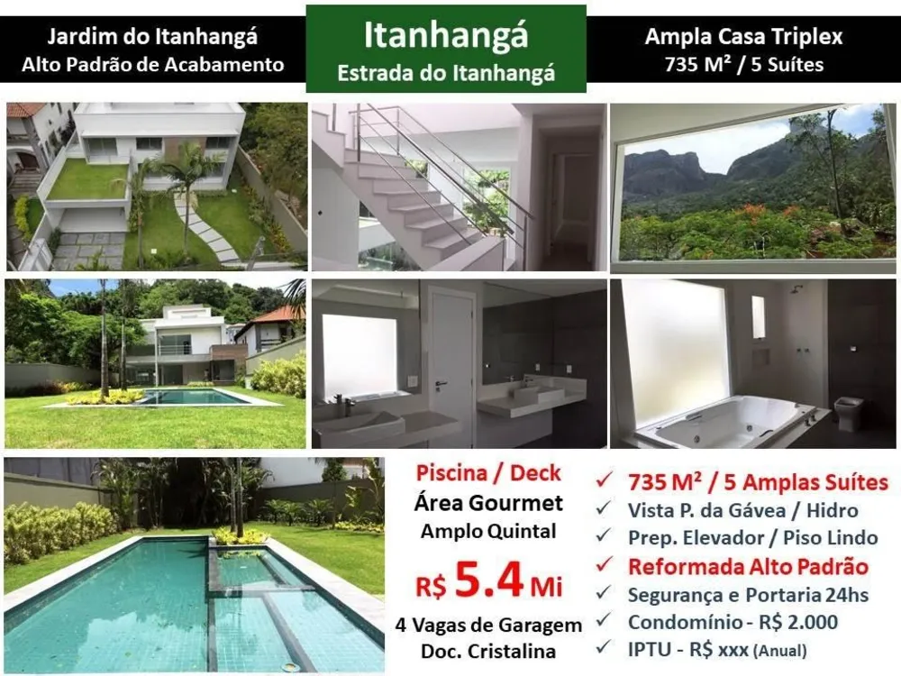 Casa, 5 quartos, 735 m² - Foto 1