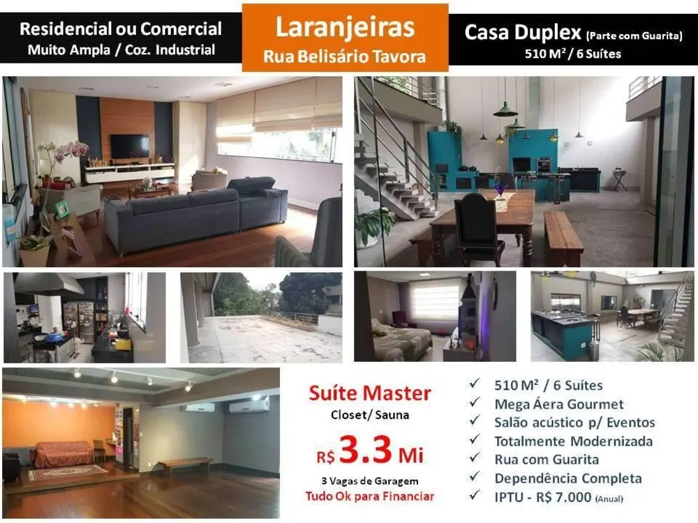 Casa, 6 quartos, 510 m² - Foto 1