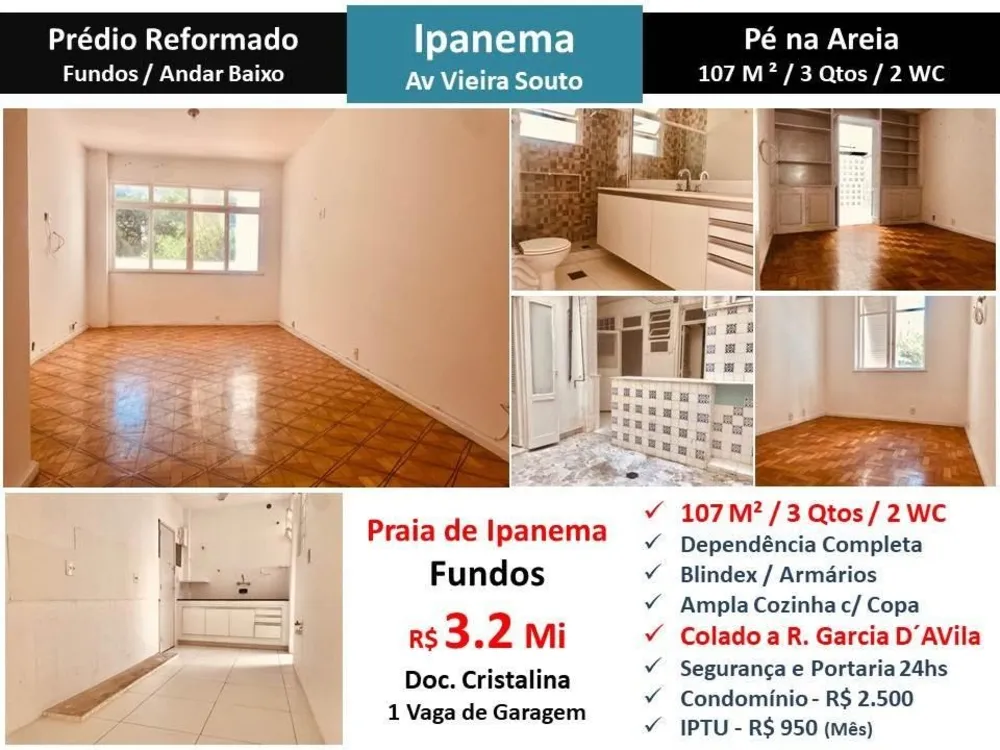 Apartamento, 3 quartos, 107 m² - Foto 1