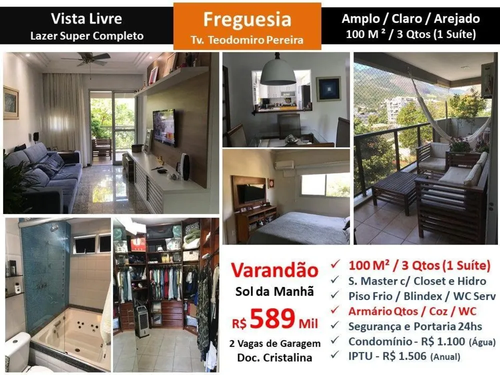 Apartamento, 3 quartos, 100 m² - Foto 2