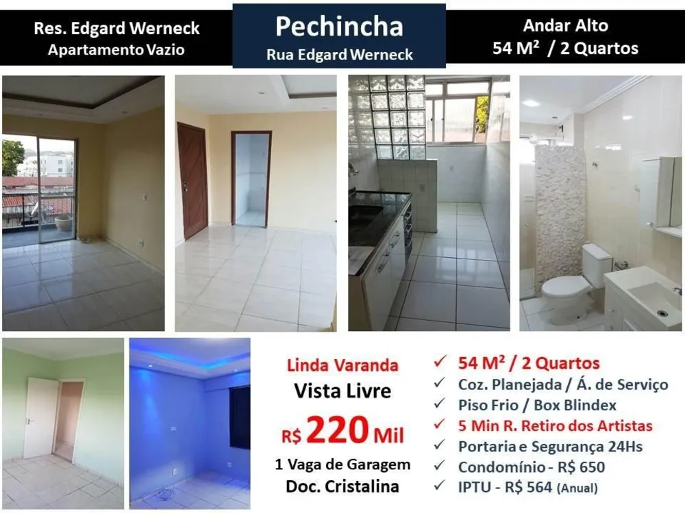 Apartamento, 2 quartos, 54 m² - Foto 1