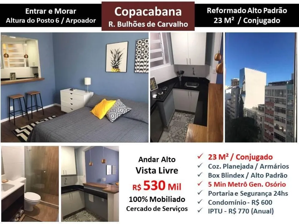 Apartamento, 1 quarto, 23 m² - Foto 1