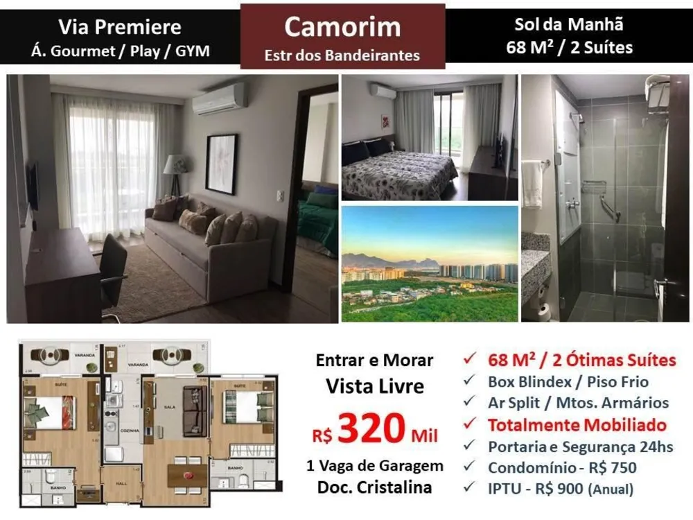 Apartamento, 2 quartos, 68 m² - Foto 1