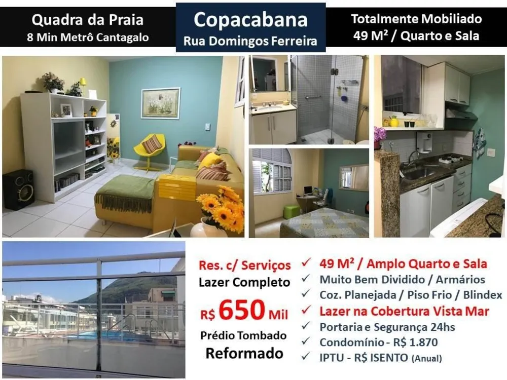 Apartamento, 1 quarto, 49 m² - Foto 1