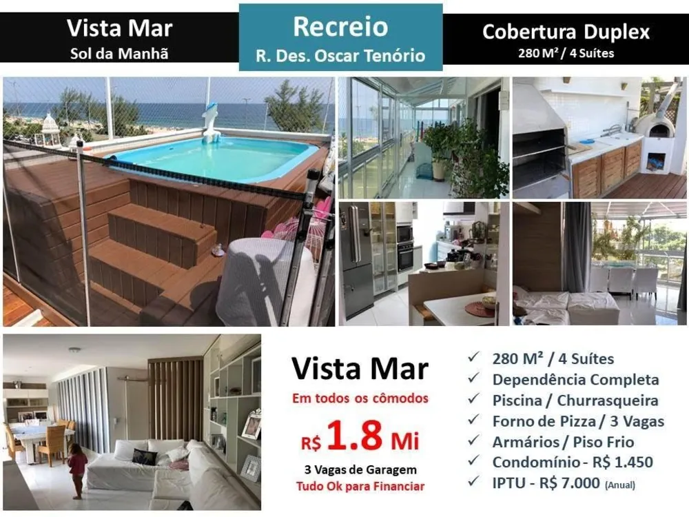 Cobertura, 4 quartos, 280 m² - Foto 1