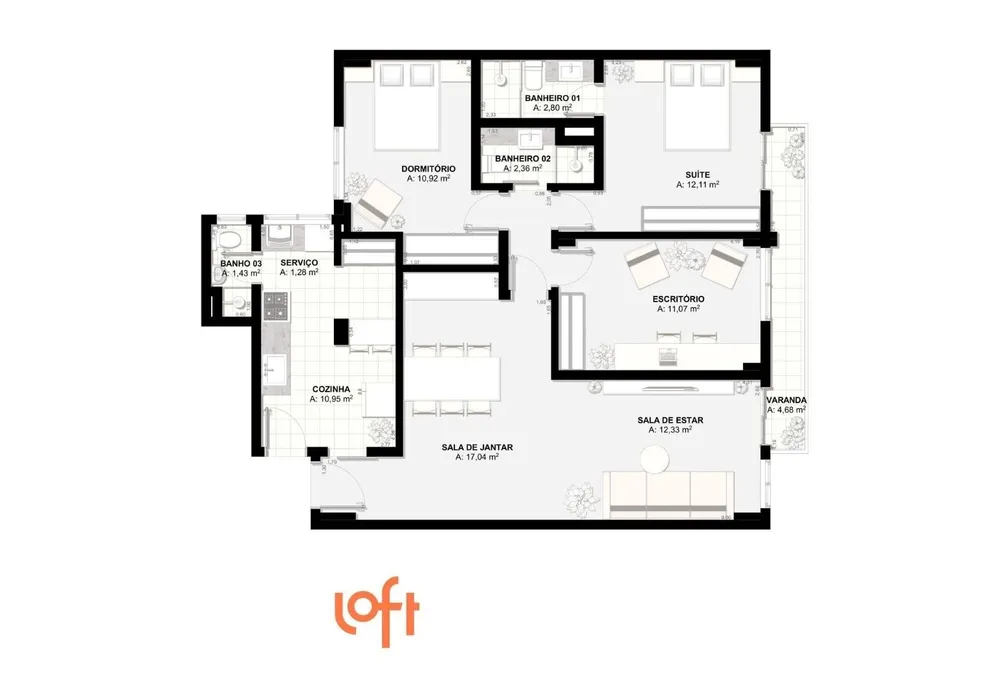 Apartamento, 3 quartos, 99 m² - Foto 31