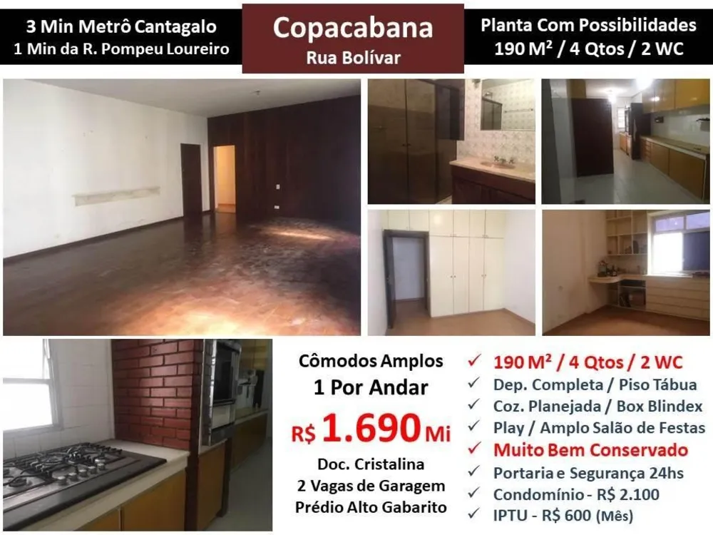 Apartamento, 4 quartos, 190 m² - Foto 1