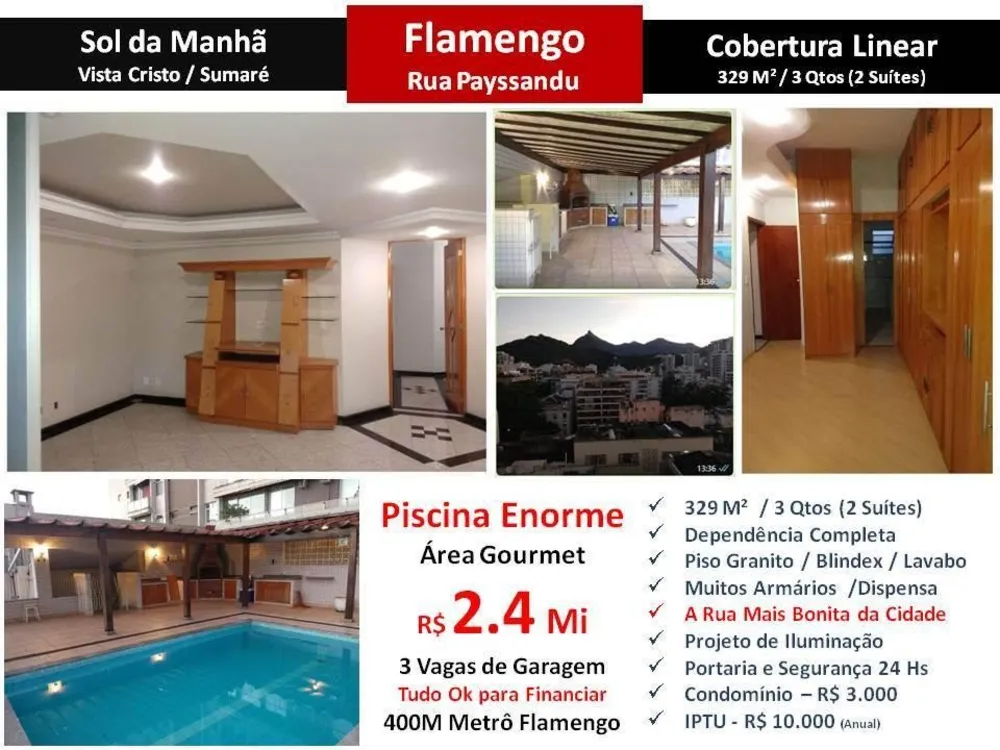 Cobertura, 3 quartos, 329 m² - Foto 1