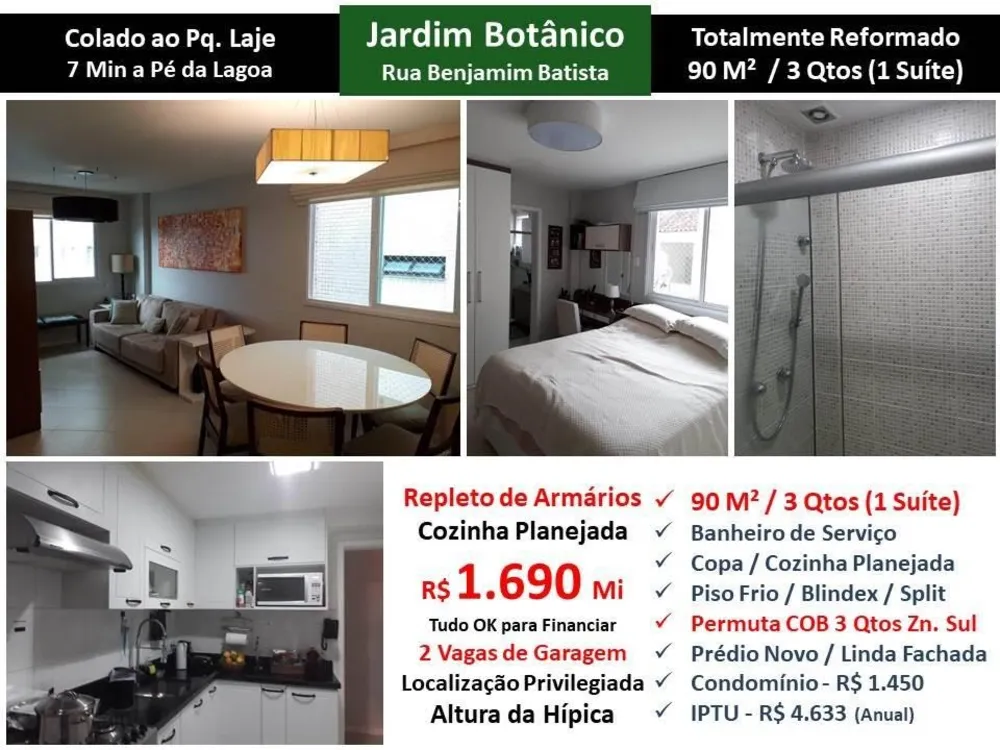 Apartamento, 3 quartos, 90 m² - Foto 1