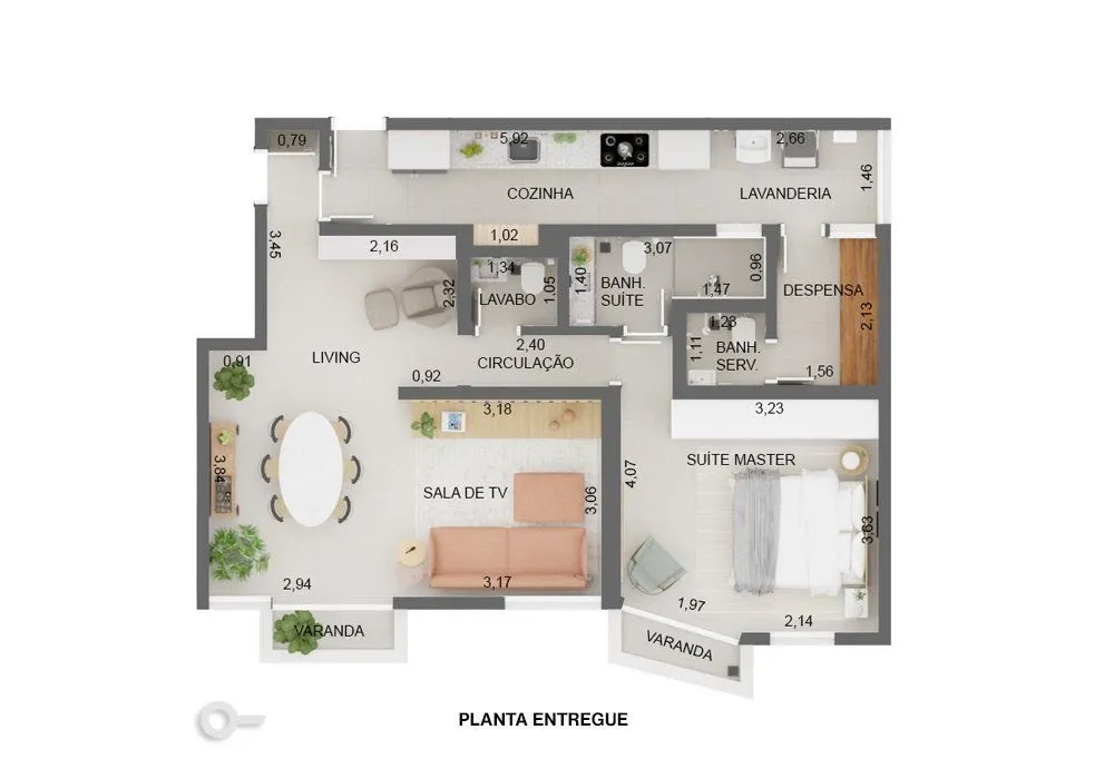 Apartamento, 1 quarto, 77 m² - Foto 18