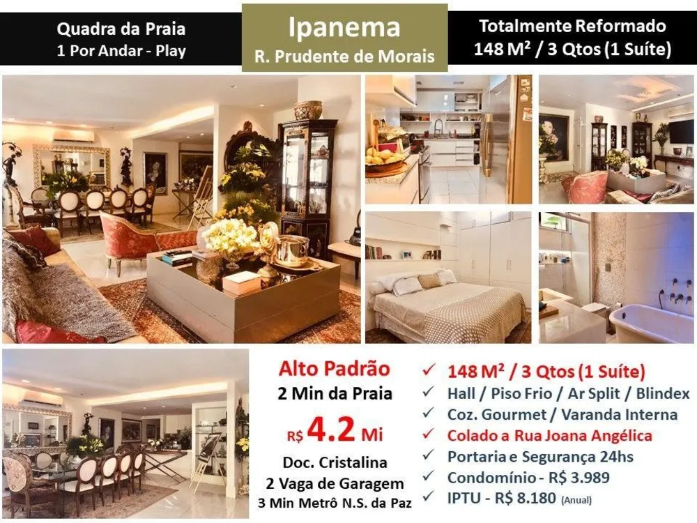 Apartamento, 3 quartos, 148 m² - Foto 1