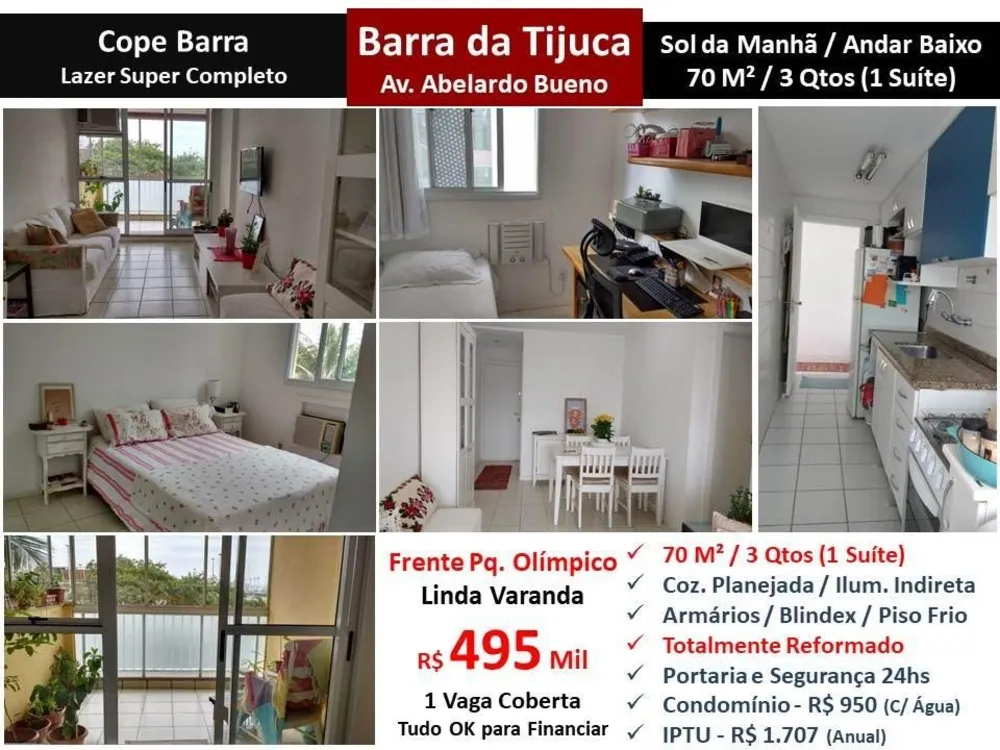 Apartamento, 3 quartos, 70 m² - Foto 1