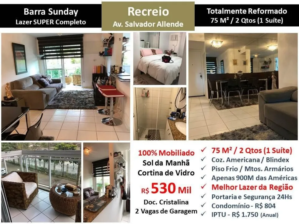 Apartamento, 2 quartos, 75 m² - Foto 1
