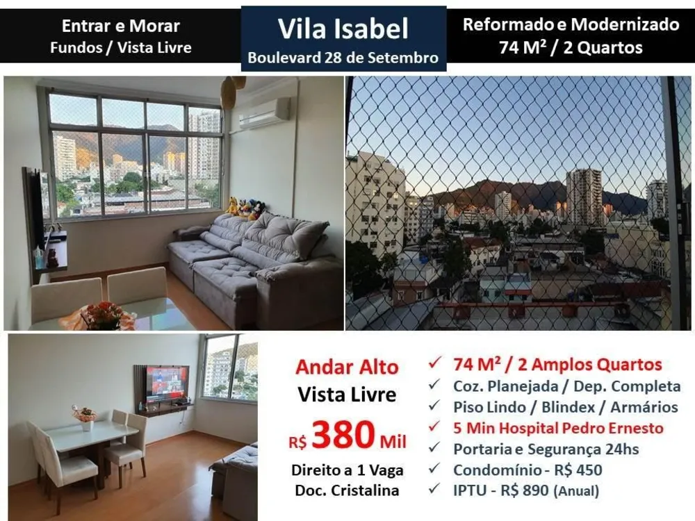 Apartamento, 2 quartos, 74 m² - Foto 1