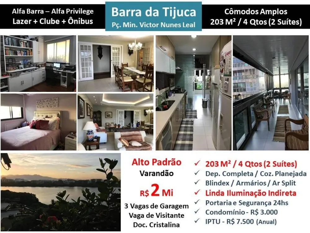 Apartamento, 4 quartos, 203 m² - Foto 1