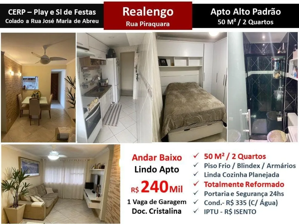 Apartamento, 2 quartos, 50 m² - Foto 1
