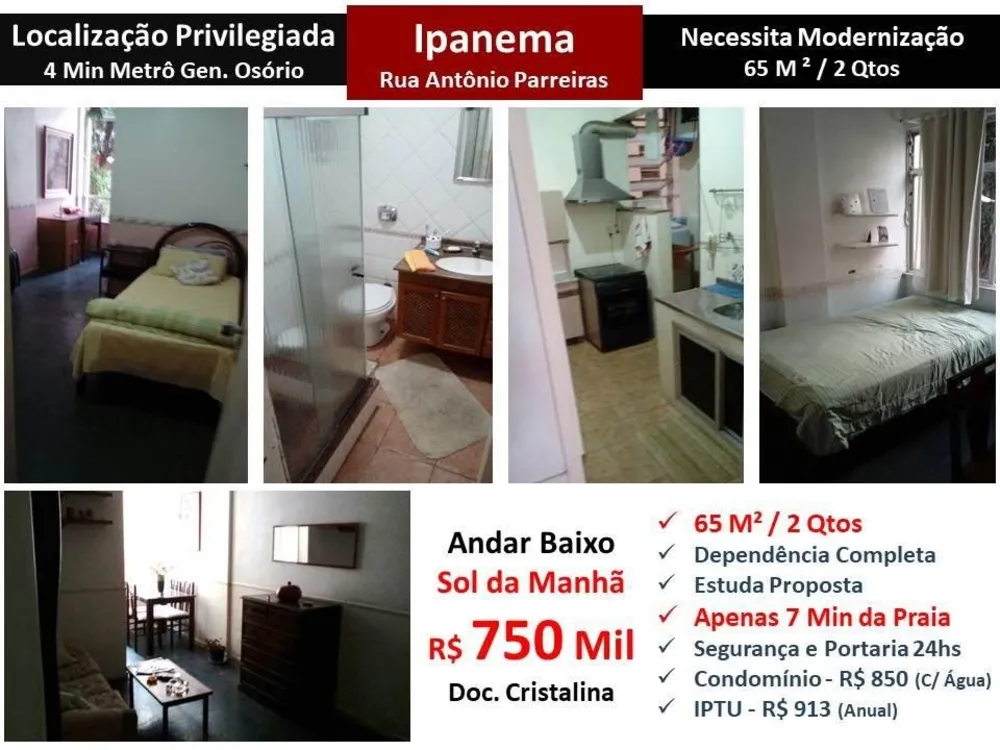 Apartamento, 2 quartos, 65 m² - Foto 1