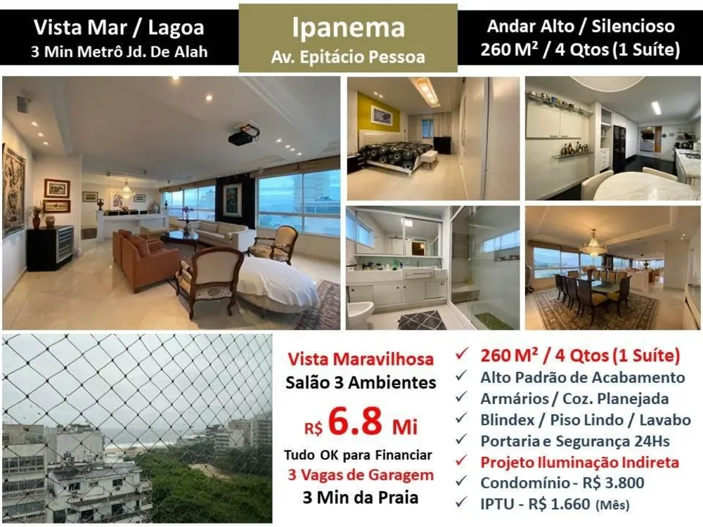 Apartamento, 4 quartos, 260 m² - Foto 1