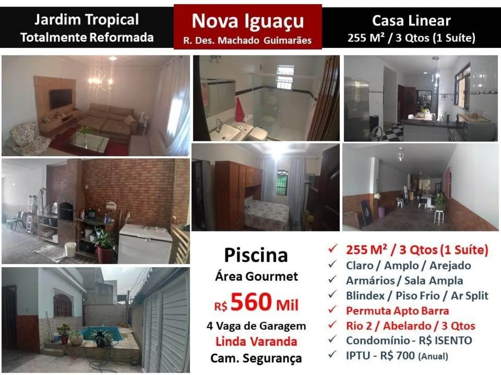 Casa, 3 quartos, 255 m² - Foto 1